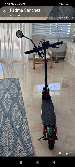 Patinete Eléctrico ZAMELUX GREEN 600W