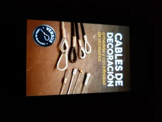 Cables de acero decoración VERSUS