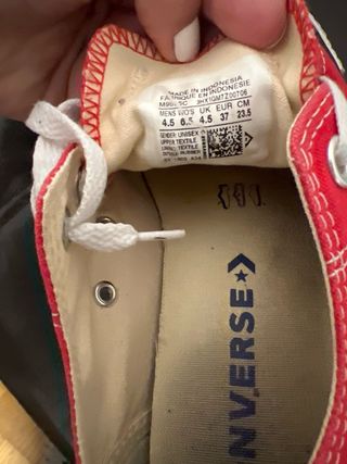 Zapatillas Converse Rojas Talla X
