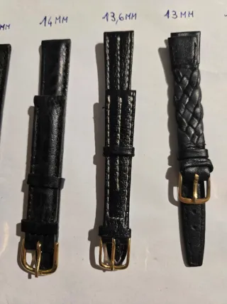 Lote de correas de reloj