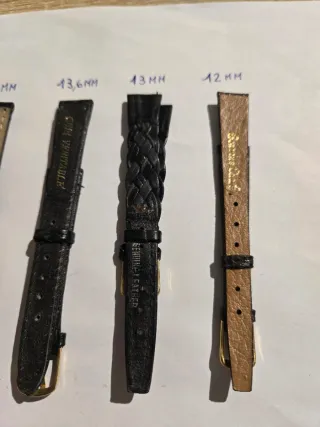 Lote de correas de reloj