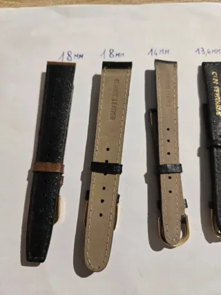 Lote de correas de reloj