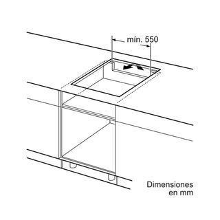 Placa Inducción Bosch Negra