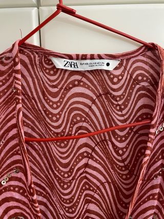 Kaftán Zara lentejuelas