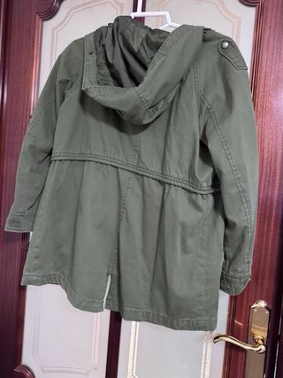 Chaqueta verde militar entretiempo