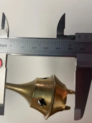 Bruciatore incenso ottone vintage