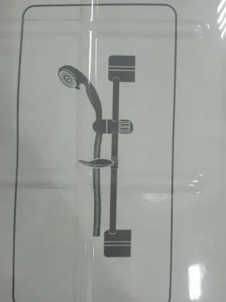 Soffione doccia con asta regolabile