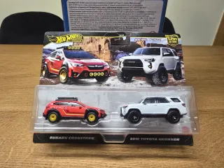 Hot Wheels 2-Pack Subaru Crosstrek & Toyota 4Runne