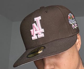 Gorra New Era Dodgers 59FIFTY Marrón