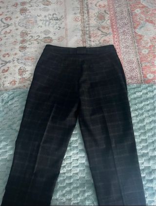 Pantalones de cuadros mujer