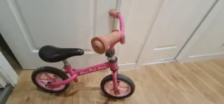 Bicicleta Niña Sin Pedales Rosa