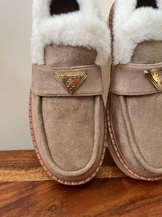 Mocasines Burton London Beige Talla 38