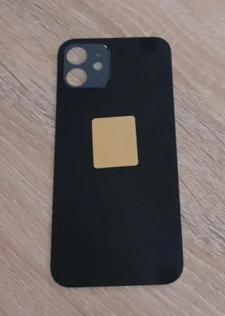 Cover iPhone 12 Nero+Biadesivo e pellicola gratis