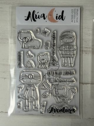 Sellos scrap Alua Cid - Exploradores