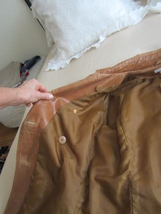 Cazadora de piel Zara