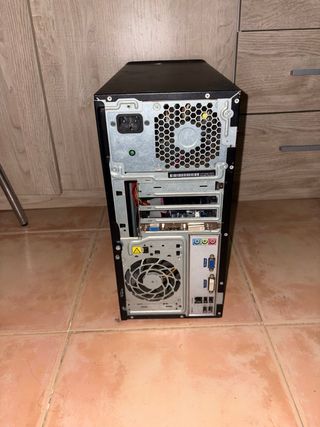 Torre PC HP Negra/Plateada