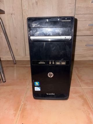 Torre PC HP Negra/Plateada