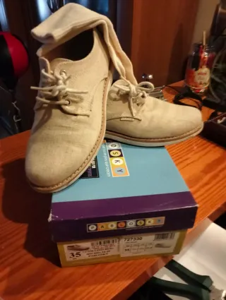 Zapatos Pablosky niño ceremonia beige