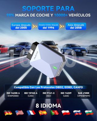 MUCAR BT200 MAX AI,  Diagnosis Coche Multimarca