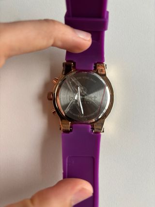 Reloj Brenatt Mujer Morado Nuevo Caja