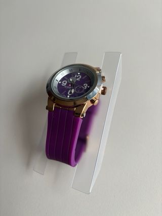 Reloj Brenatt Mujer Morado Nuevo Caja