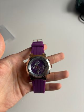 Reloj Brenatt Mujer Morado Nuevo Caja