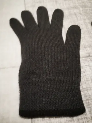 Guantes Lacoste Lana gris