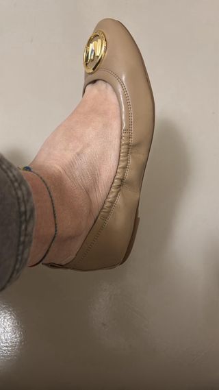 Ballerine Michael Kors Beige Oro