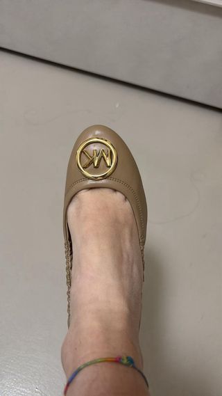 Ballerine Michael Kors Beige Oro
