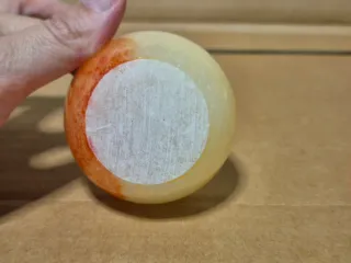 Manzana cristal vintage decorativa