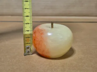 Manzana cristal vintage decorativa