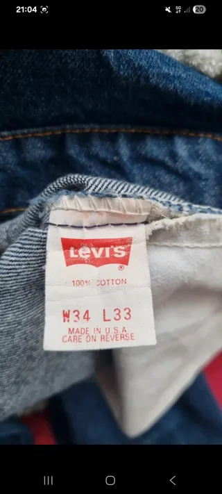 Vaqueros Levi's anchos