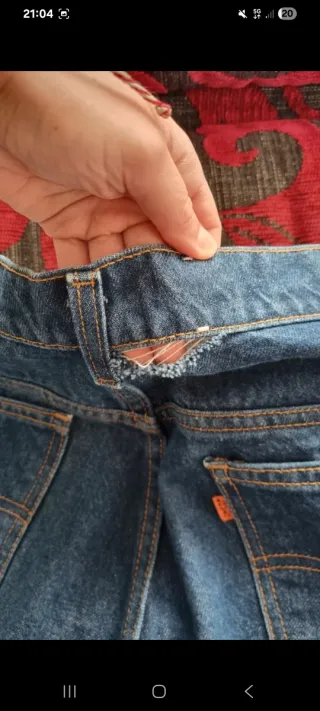 Vaqueros Levi's anchos