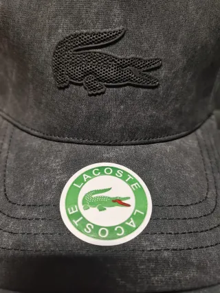 Gorra Lacoste Negra Talla única adulto