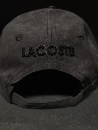 Gorra Lacoste Negra Talla única adulto