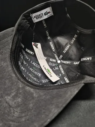Gorra Lacoste Negra Talla única adulto