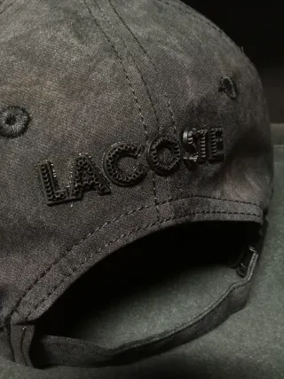 Gorra Lacoste Negra Talla única adulto