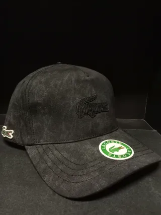 Gorra Lacoste Negra Talla única adulto