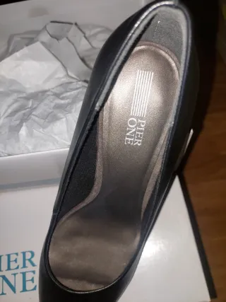 Zapatos de salón negros mujer