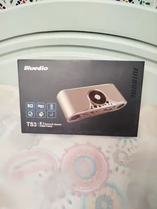 Altavoz Bluetooth Bluedio TS3 Dorado/Plateado