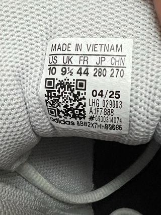 Adidas Courtjam Control 3M Blancas