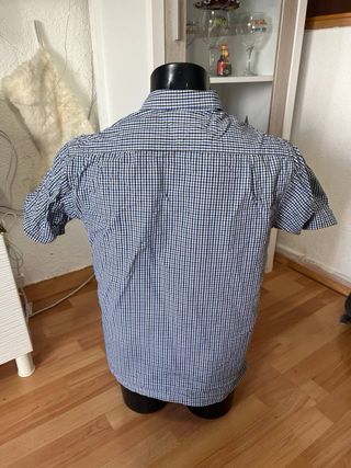 Camisa Tommy Hilfiger Cuadros Azul Talla L