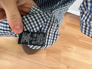 Camisa Tommy Hilfiger Cuadros Azul Talla L