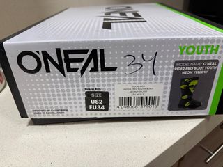 Botas Motocross O'Neal Niños Talla 34