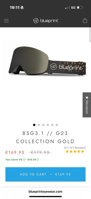 Gafas de nieve Blueprint