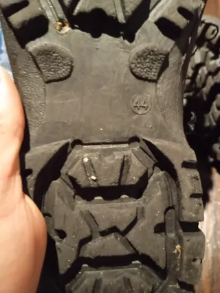 Botas de nieve hombre negras y azules