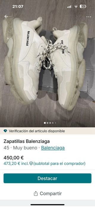 Zapatillas Balenciaga Blancas