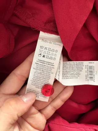 Pantalón Pedro del Hierro Rojo Mujer