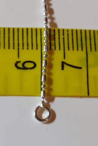 Cadena de Plata de Ley de 45cm