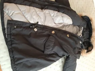 Piumino Monte Cervino nero taglia S